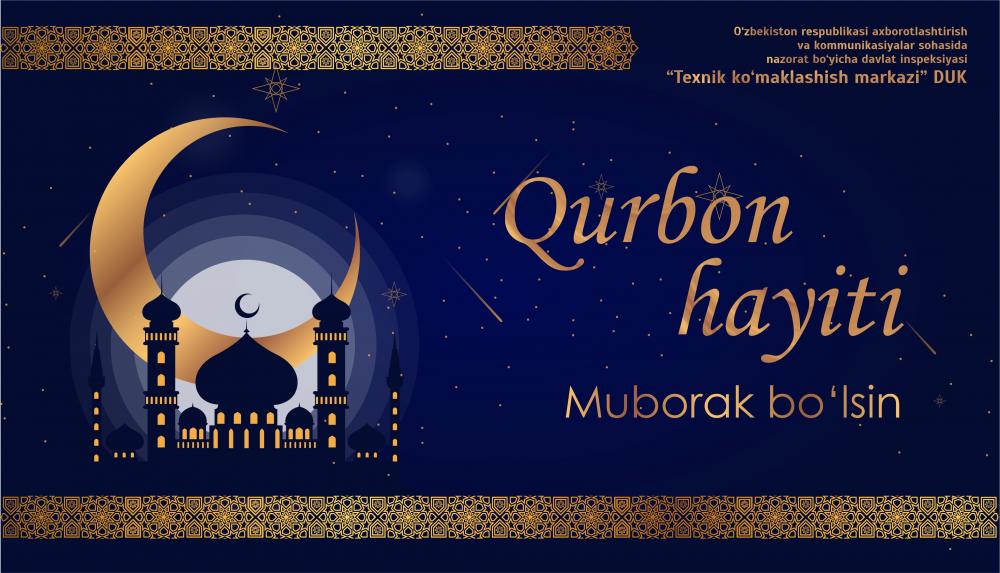Qurbon hayiti muborak bo`lsin!
