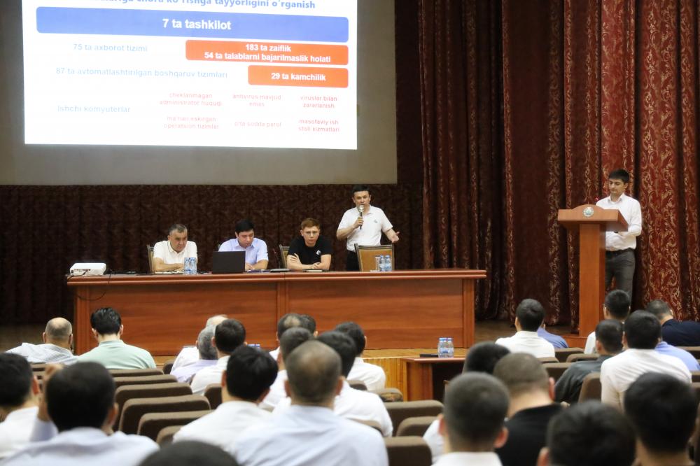 “Muhim axborot infratuzilmasi obyektlari kiberxavfsizligini ta’minlash” mavzusida seminar tadbiri bo‘lib o‘tdi